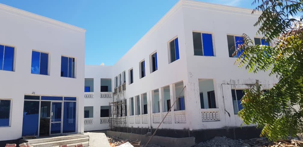 Two-storey institutional building under construction